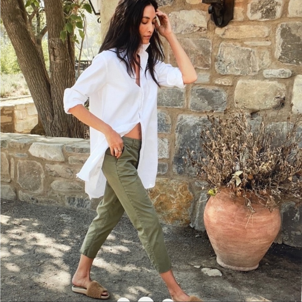 Frank & Eileen Olive Green Pants